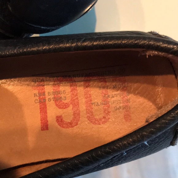 Black Soft Leather Penny Loafer EUC 1901 - Picture 4 of 5